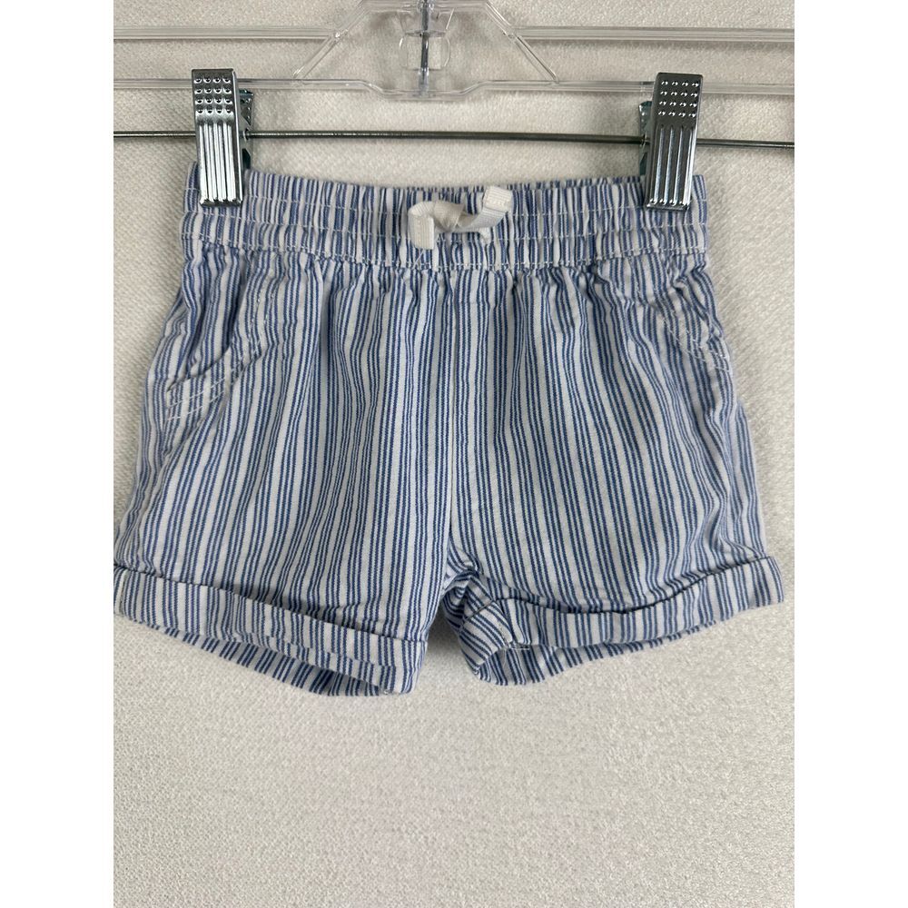 Carter's Shorts Kids Boys 9 Months Navy Stripe